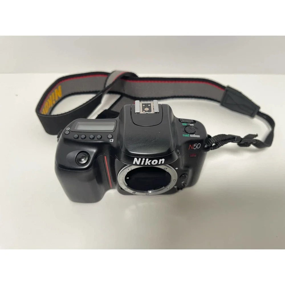 Nikon N50 F50 SLR Film Camera Body with Strap Tested Works